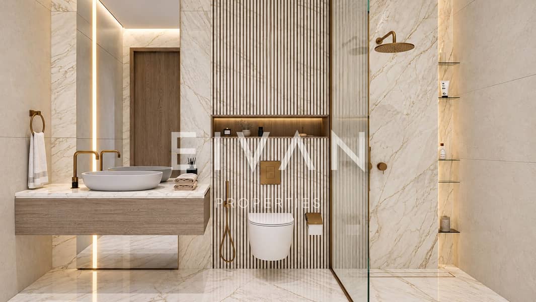 6 Luxury Marble Bathroom with Warm Gold Accents. png