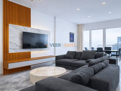 3 Bedroom Apartment for Rent in Dubai Marina, Dubai - Chiller Free | Sea view | Upgraded Fendi Design