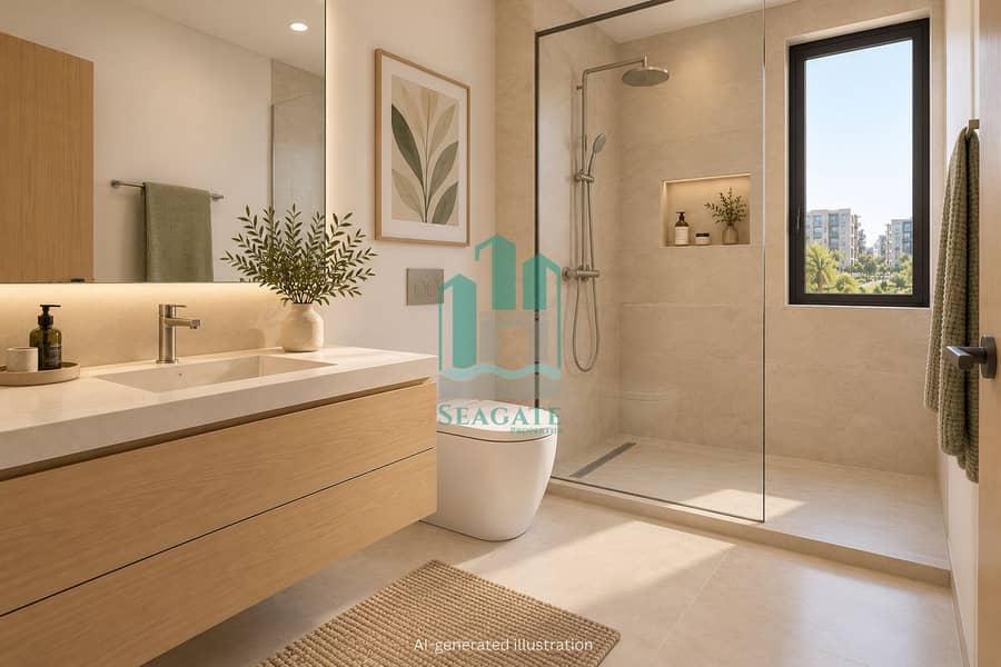 4 Compact second bathroom with oak vanity-5. png