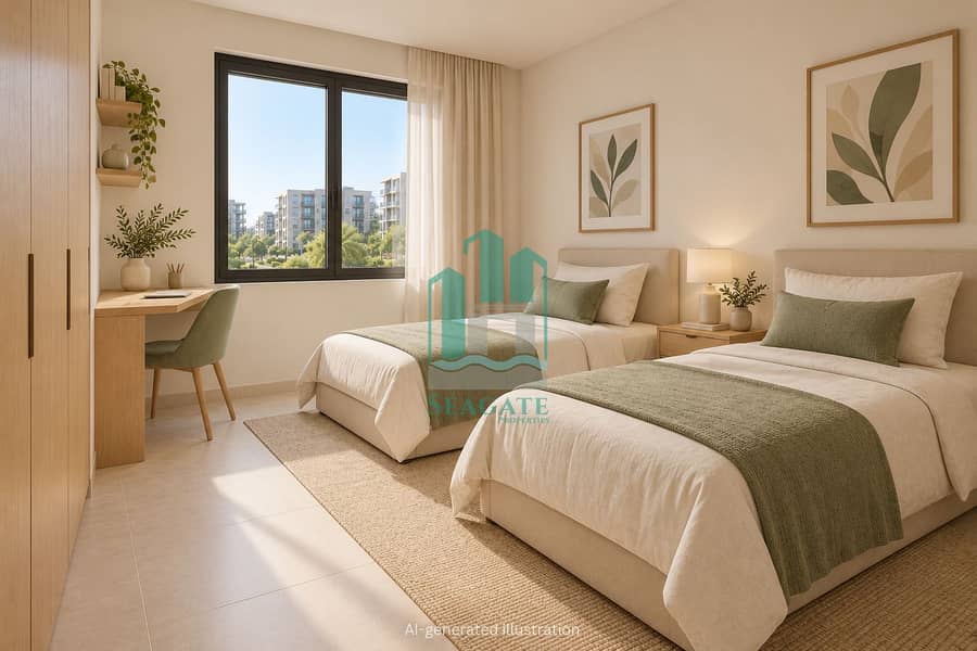 5 Sunlit sage twin bedroom-4. png