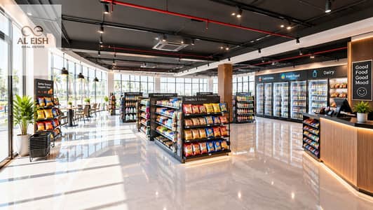 Магазин в аренду в Дубай Инвестиционный Парк (ДИП), Дубай - Bright Modern Convenience Store Interior. png Магазин в аренду в Дубай Инвестиционный Парк (ДИП), Дубай - Bright Modern Convenience Store Interior. png
