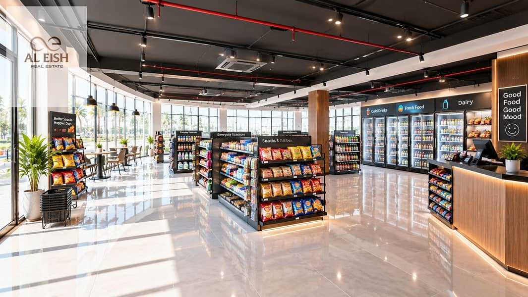 Bright Modern Convenience Store Interior. png Bright Modern Convenience Store Interior. png