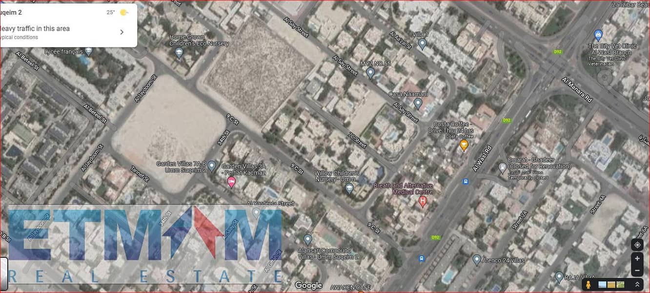 BEST TOP REAR LOCATION 15,000 SQ FT PLOT | UMM AL SHEIF