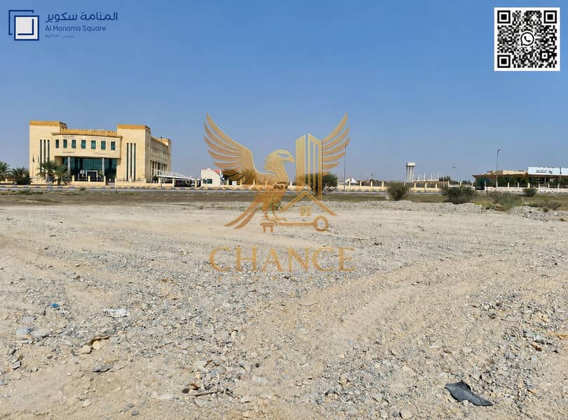 Al Manama Square Plot with QR Code. png Al Manama Square Plot with QR Code. png