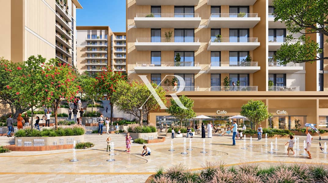 2 Lively Modern Courtyard Fountain Plaza. png