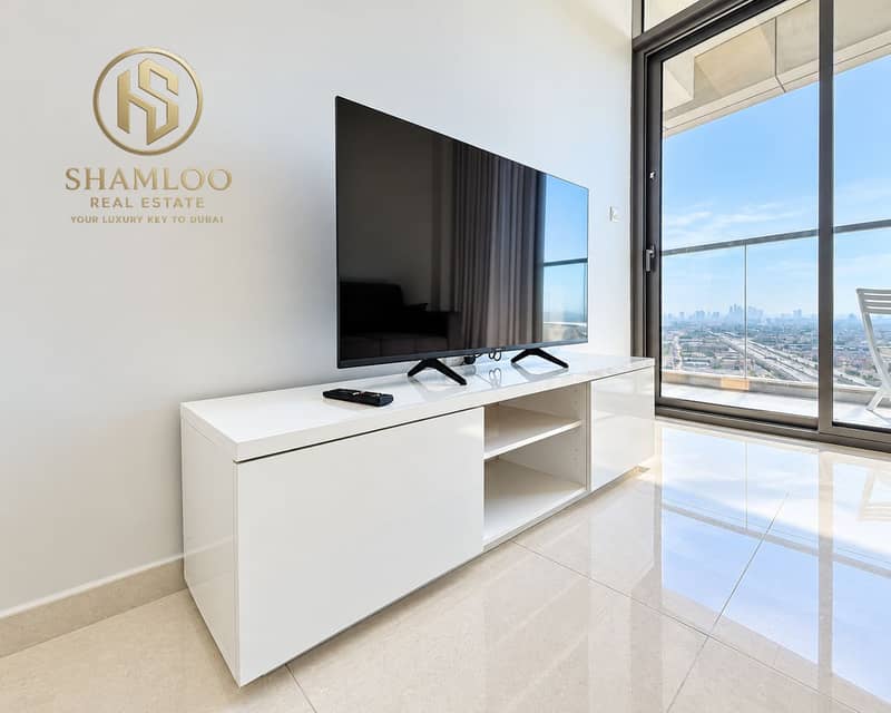 6 Minimalist Condo TV Area with City Views. png