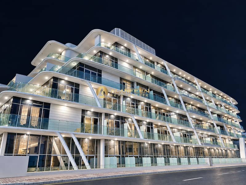 Cool-Toned Modern Building at Night. jpeg Cool-Toned Modern Building at Night. jpeg