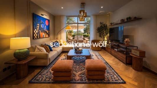 1 Bedroom Flat for Rent in Motor City, Dubai - Living 2. jpeg