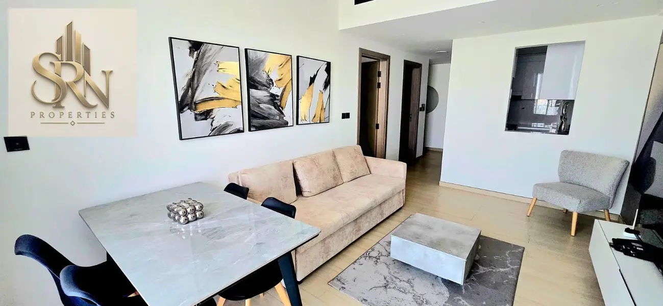 Furnished 1BR | Binghatti Crest | Balcony & City View
