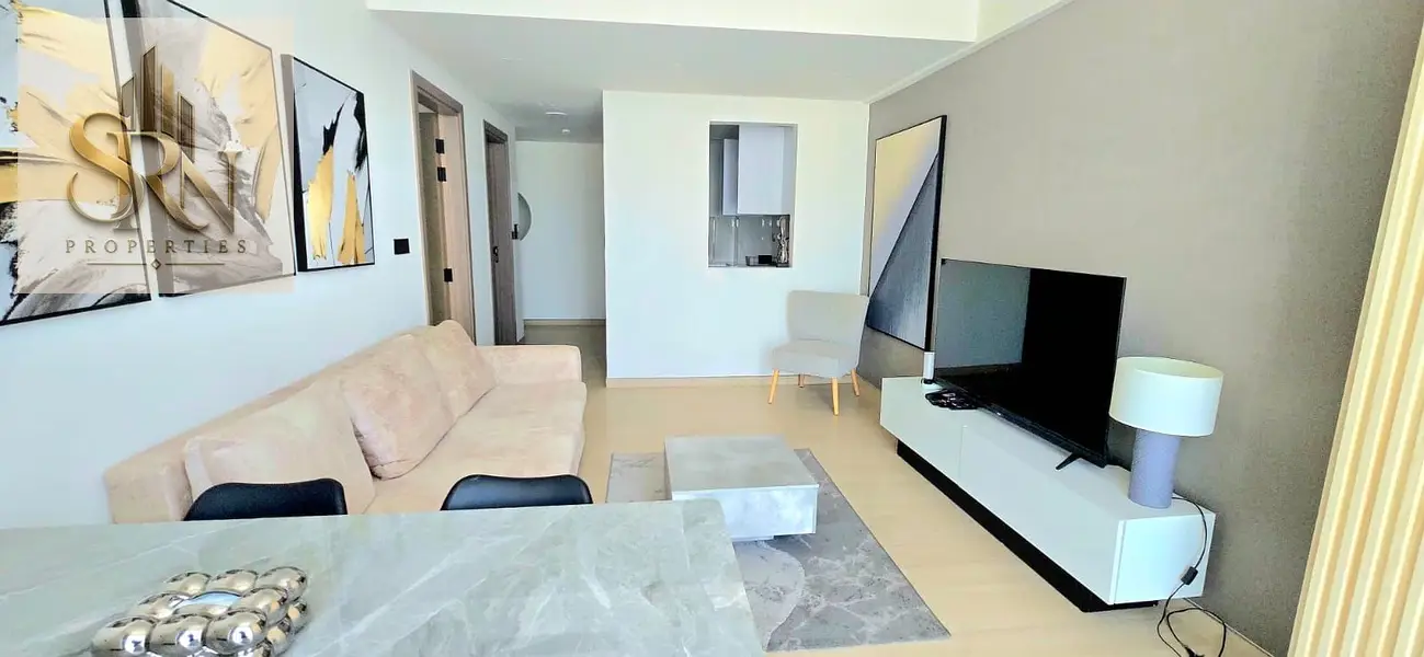 Furnished 1BR | Binghatti Crest | Balcony & City View