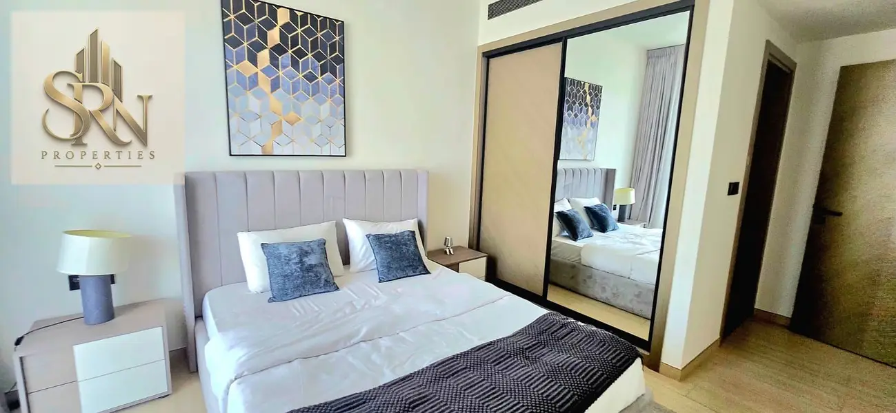 Furnished 1BR | Binghatti Crest | Balcony & City View