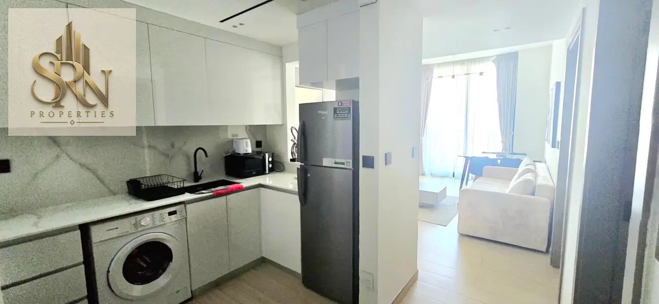Furnished 1BR | Binghatti Crest | Balcony & City View