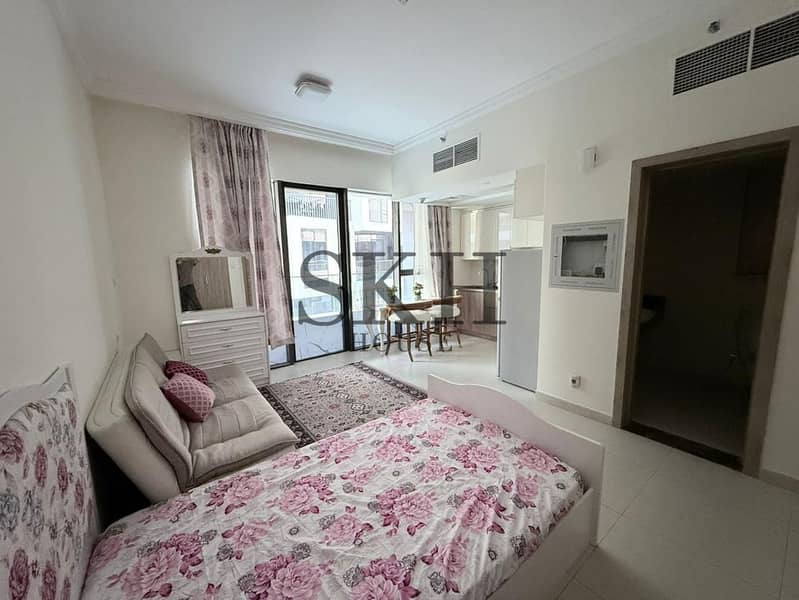 FURNISHED STUDIO FOR RENT | MULTAQA AVENUE, BLOCK D