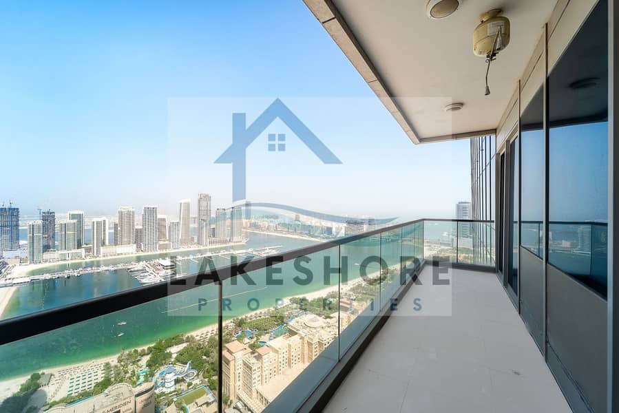 High-Floor 3BR Apartment | Ocean Heights | Sea & Marina View