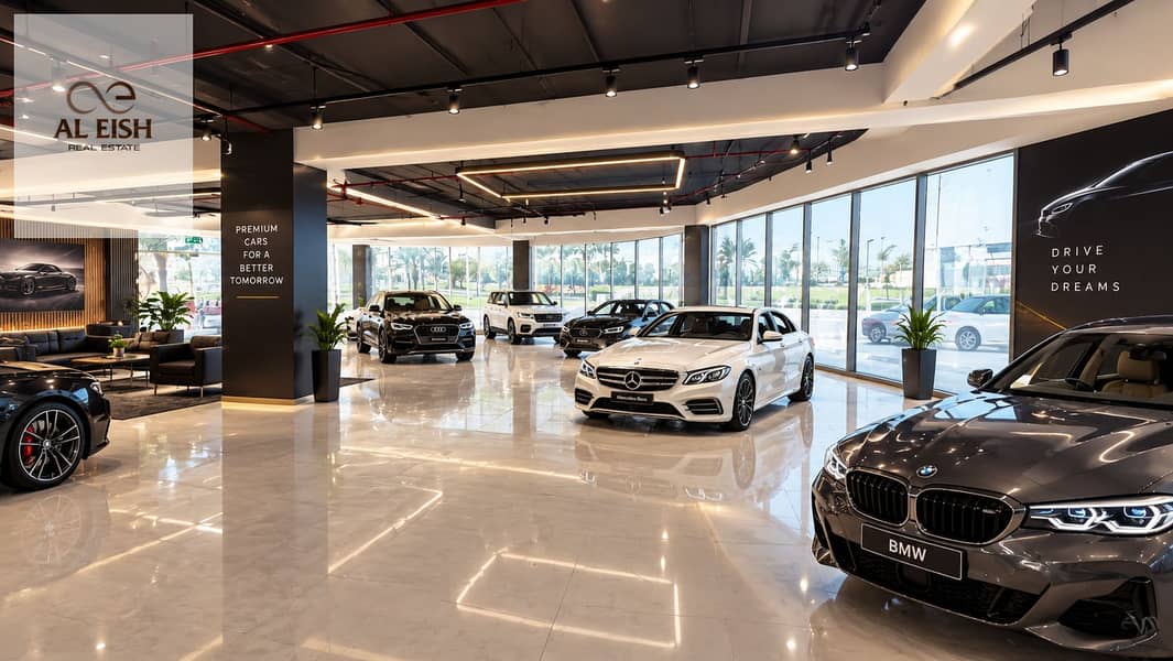 Luxury Cars in a Cinematic Showroom. png Luxury Cars in a Cinematic Showroom. png