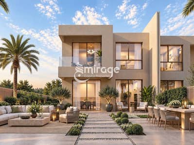3 Schlafzimmer Townhouse zum Verkauf in Al Raha Beach, Abu Dhabi - 6abcb5831642ec21f67076a4_Townhouse Backyard. jpg
