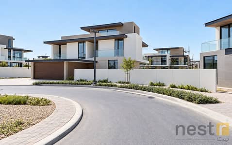 5 habitaciones Villa para en Alquiler en The Valley by Emaar, Dubai - Modern Villa Neighborhood Under Clear Skies. png 5 habitaciones Villa para en Alquiler en The Valley by Emaar, Dubai - Modern Villa Neighborhood Under Clear Skies. png