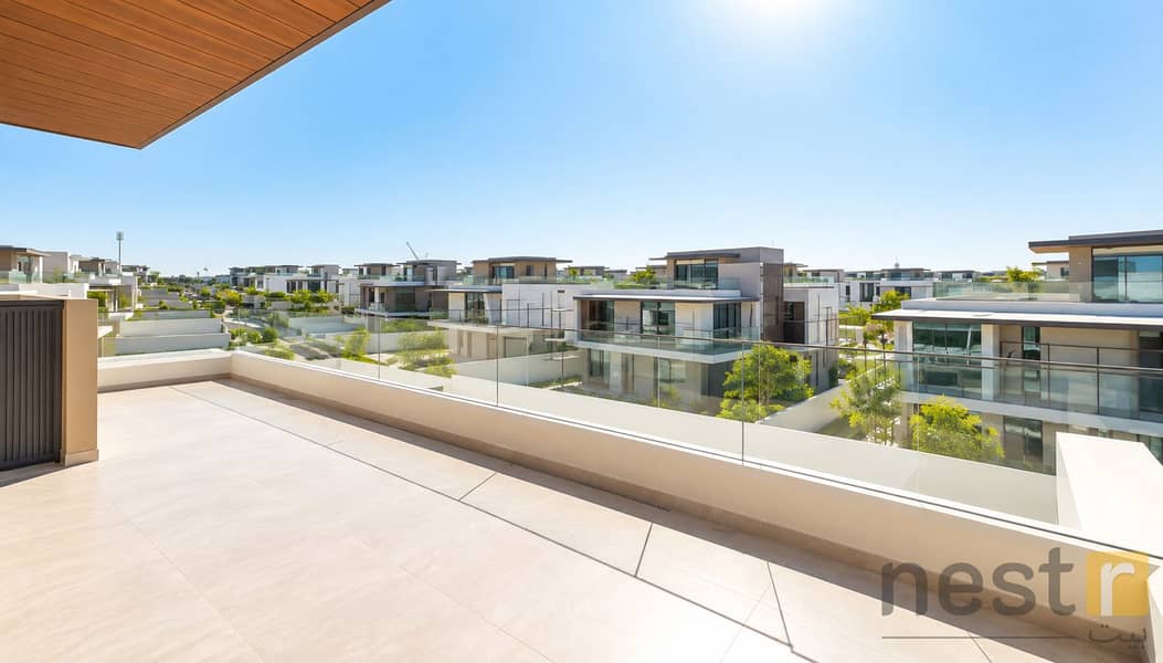 17 Sunlit Modern Villas from a Terrace. png