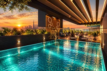 Monolocale in vendita a Dubai Land Residence Complex (DLRC), Dubai - Sunset Rooftop Infinity Pool Lounge. png Monolocale in vendita a Dubai Land Residence Complex (DLRC), Dubai - Sunset Rooftop Infinity Pool Lounge. png