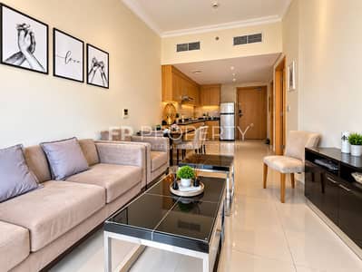 1 Спальня Апартаменты в аренду в Арджан, Дубай - Modern Beige Open-Plan Apartment Interior. png 1 Спальня Апартаменты в аренду в Арджан, Дубай - Modern Beige Open-Plan Apartment Interior. png