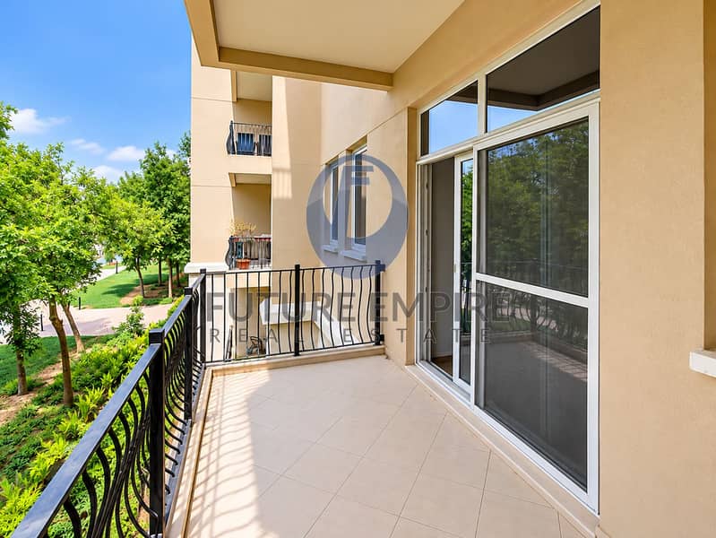 2 Sunlit Modern Balcony Overlooking Gardens. png