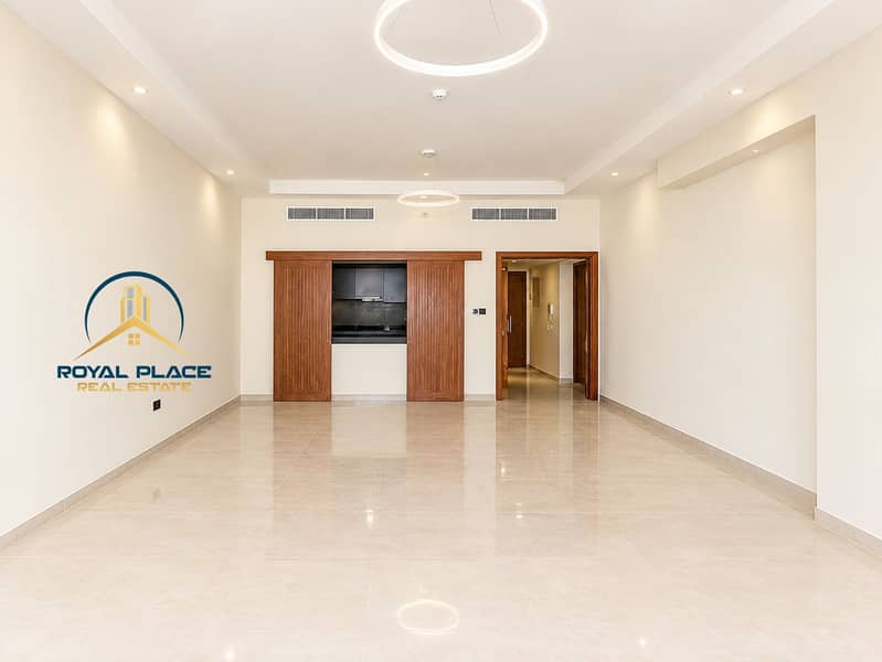 6 Minimalist Living Room with Wooden Kitchen Partition. png