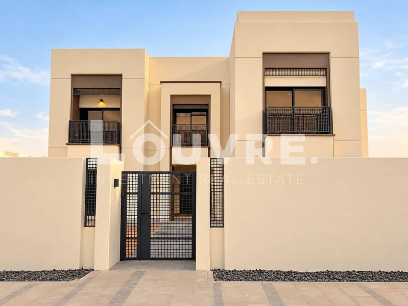 Modern Beige Villa with Charcoal Gate. png Modern Beige Villa with Charcoal Gate. png
