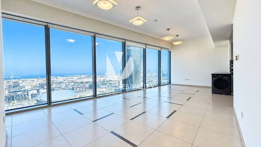 1 Спальня Апартаменты в аренду в Дубай Даунтаун, Дубай - Empty High-Rise Room with Panoramic City View. png