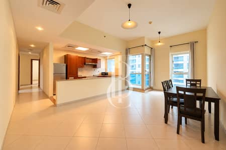 2 Bedroom Apartment for Rent in Dubai Marina, Dubai - Large Layout | Furnished | Mid Floor | Vacant