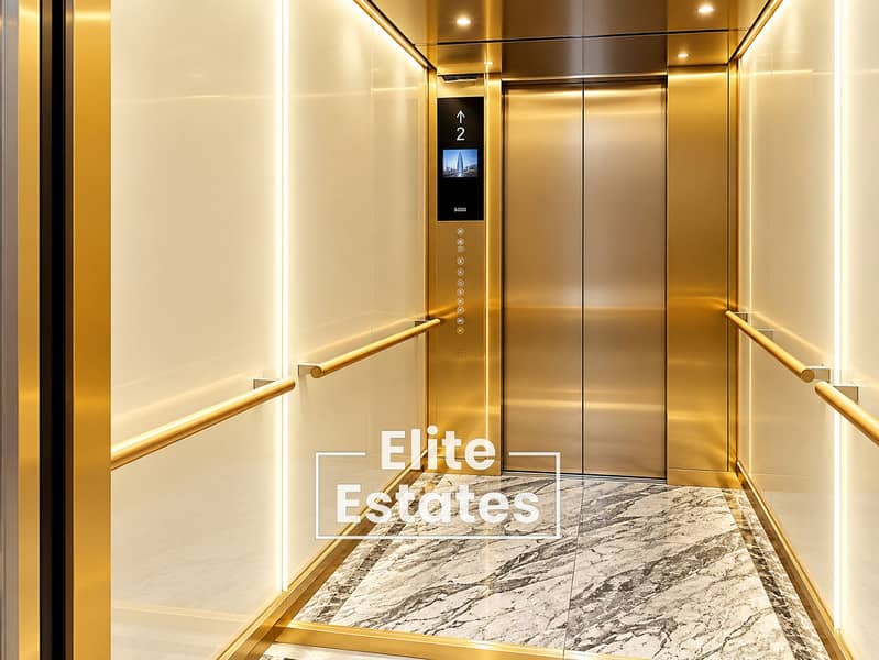 14 Luxurious Gold and Ivory Elevator Interior. png