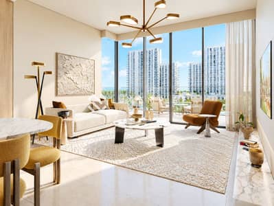 1 Camera Appartamento in vendita a Dubai Hills Estate, Dubai - Sunlit Modern Luxury Living Room. png 1 Camera Appartamento in vendita a Dubai Hills Estate, Dubai - Sunlit Modern Luxury Living Room. png