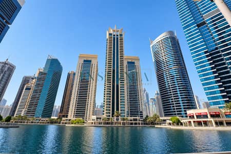 Monolocale in affitto a Jumeirah Lake Towers (JLT), Dubai - Dubai Waterfront Skyline Reflection. png