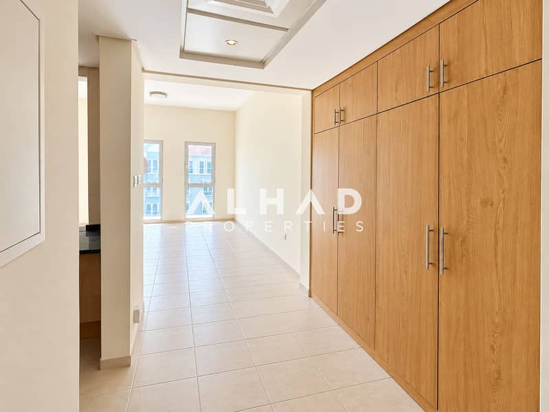 4 Bright Minimalist Hallway with Oak Wardrobes. png