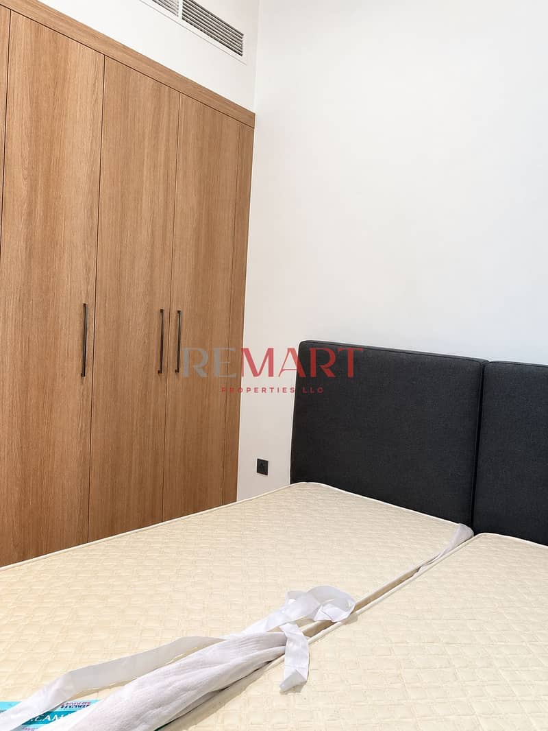 6 Modern Bedroom with Oak Wardrobe and Bed. png