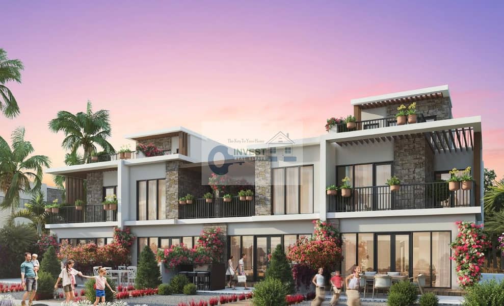 Available Residential Plot | Ibiza DAMAC Lagoons | Park & Garden Views