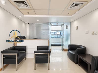 Office for Rent in Deira, Dubai - Bright, polished office reception. png Office for Rent in Deira, Dubai - Bright, polished office reception. png
