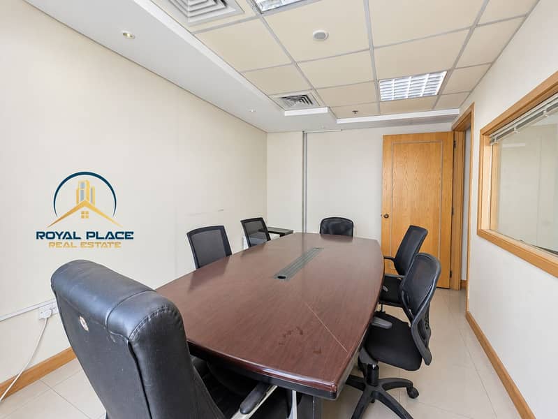 5 Naturally brightened conference room interior. png