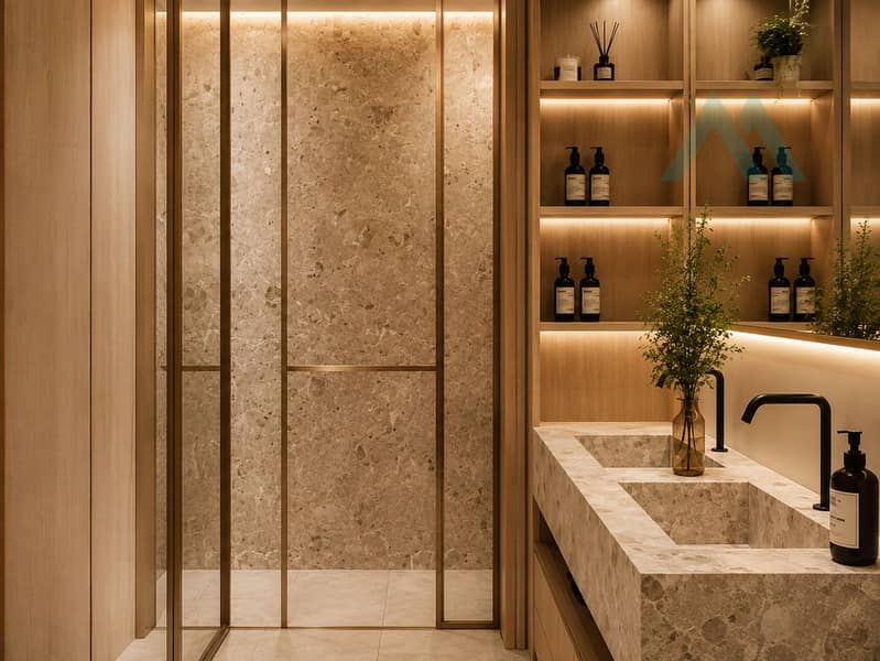 9 Warm Minimalist Spa Bathroom. jpg. jpeg