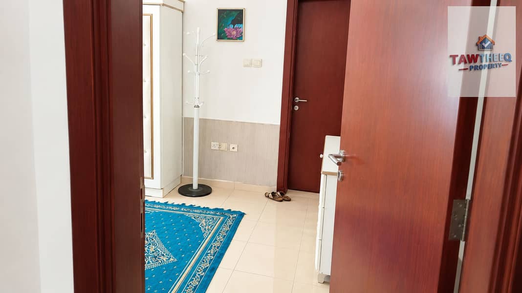 9 Bright Minimalist Hallway Through Open Door. png