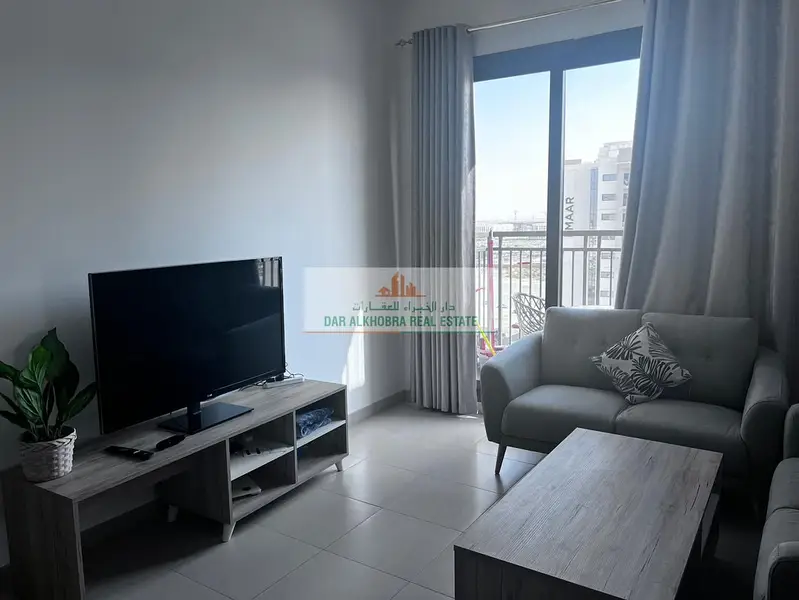 Furnished 1BR Apartment | UNA Apartments | Balcony & Pool View