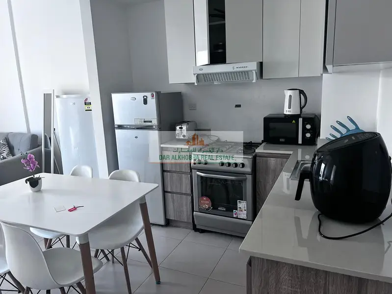 Furnished 1BR Apartment | UNA Apartments | Balcony & Pool View