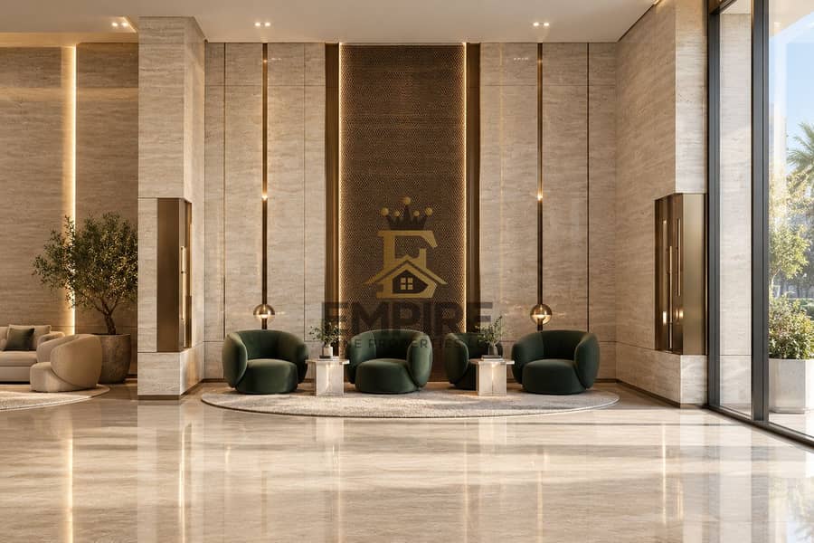 9 Symmetrical Green Lounge in a Luxury Lobby. png
