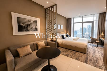 Studio for Sale in Business Bay, Dubai - Canal view | Vacant | High Floor | Balcony