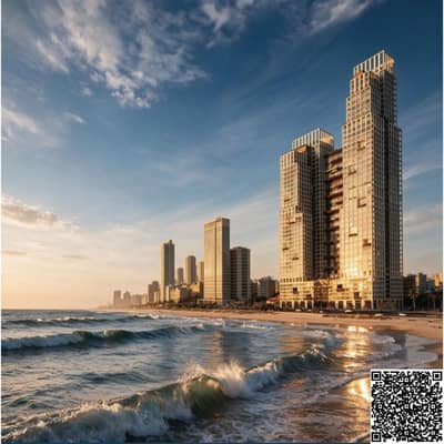 Studio for Sale in Corniche Ajman, Ajman - Mawjan Studio Title. jpg