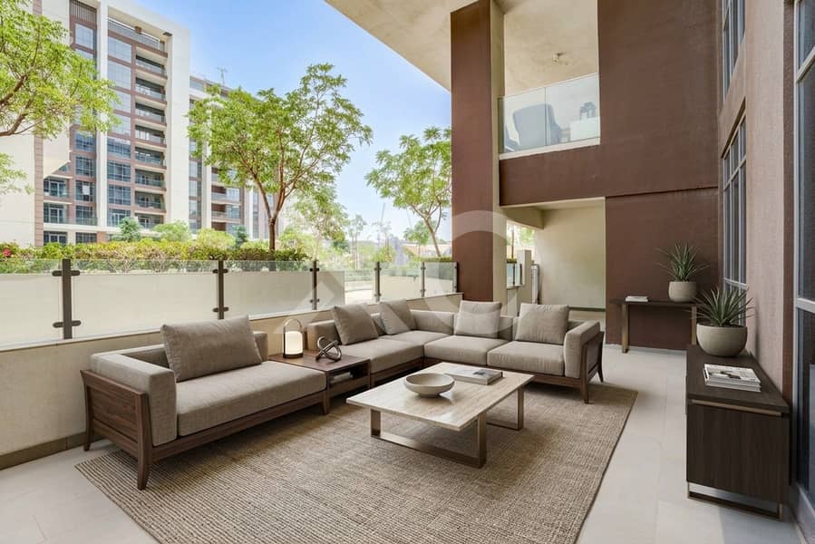 3 Virtually Staged — Outdoor Terrace Lounge
