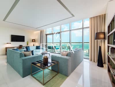 朱美拉棕榈岛， 迪拜 2 卧室单位待售 - Penthouse living area
