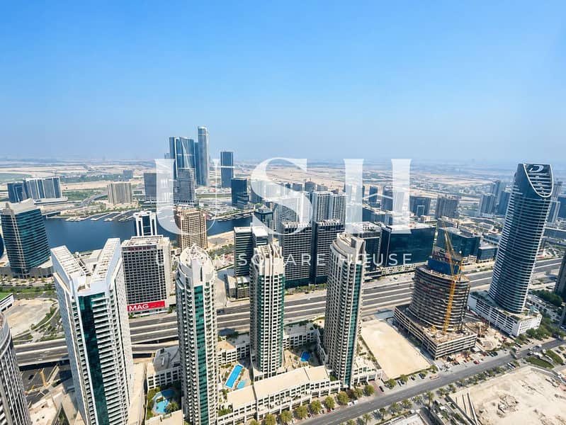 Dubai Skyline Over Marina and Desert. png Dubai Skyline Over Marina and Desert. png
