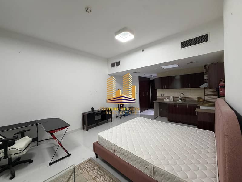 Furnished Studio | Arabian Gates | Balcony View