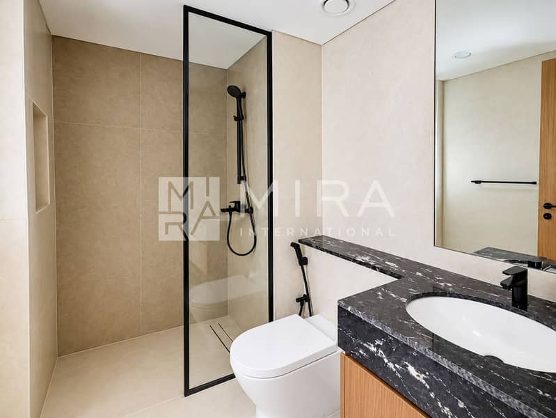 8 Bright modern bathroom with black accents-10