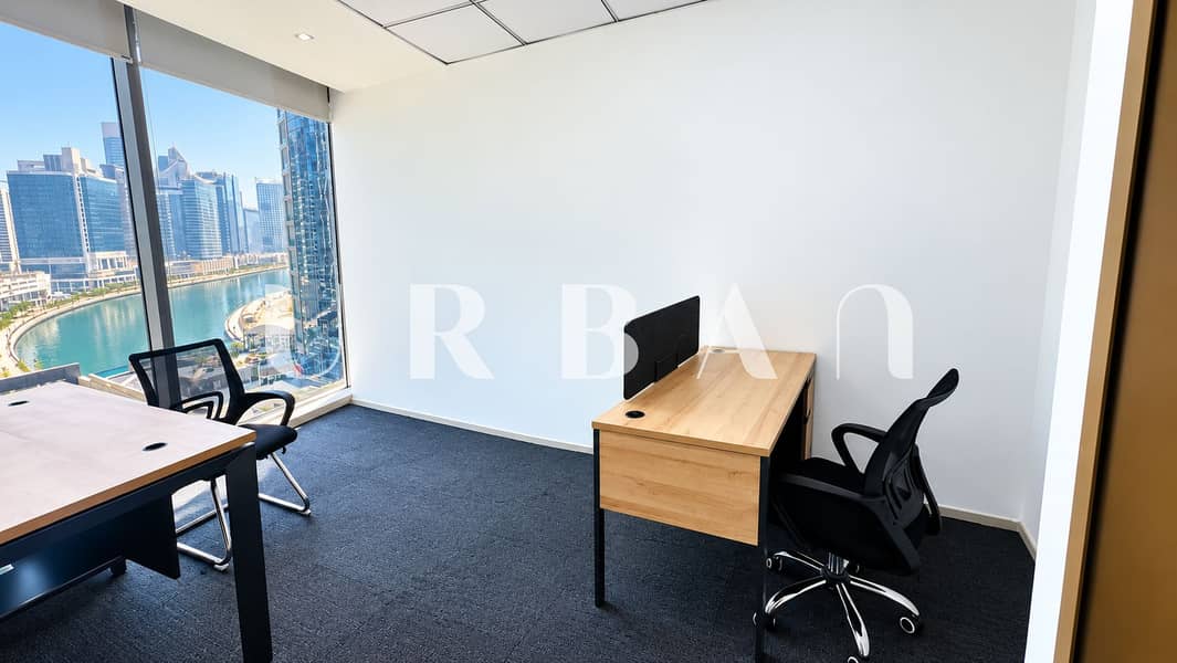 7 Minimalist Office With Waterfront Skyline. png